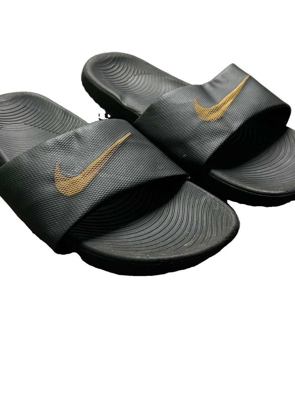Men’s Nike Black Slides Flip Flops Summer Size 12